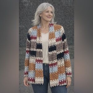 NWT Multicolor Cardigan Wrap